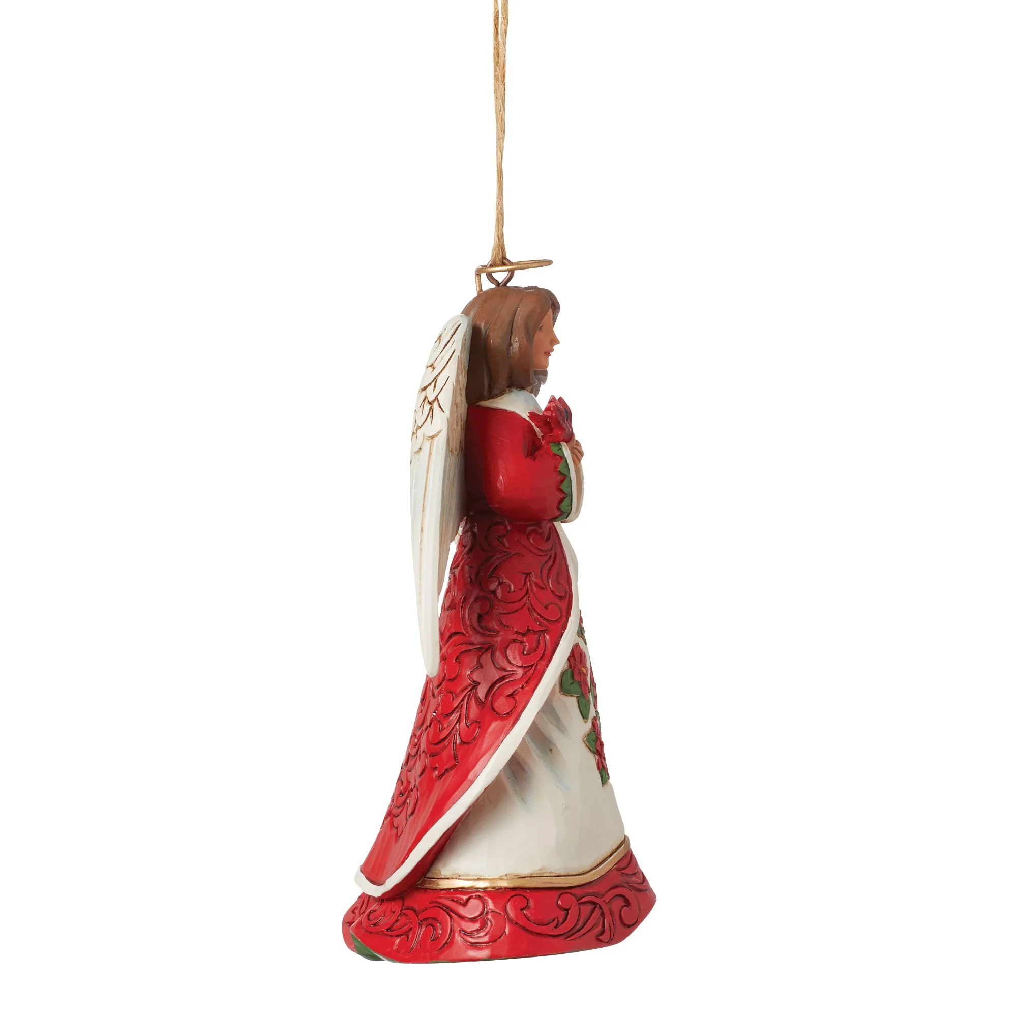 Red Angel with Cardinals Orn - Image 6