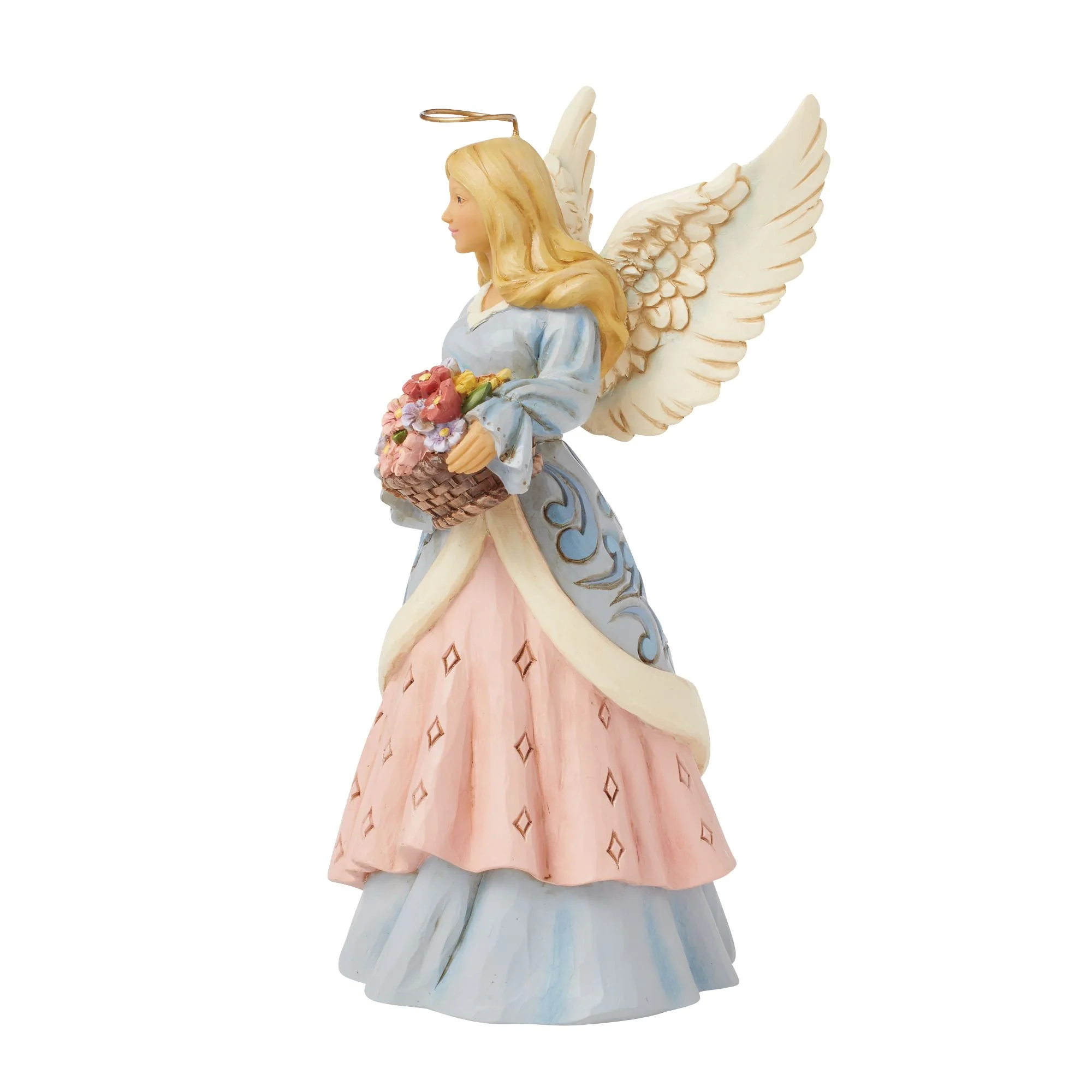 Angel with Flower Basket Fig - Image 3
