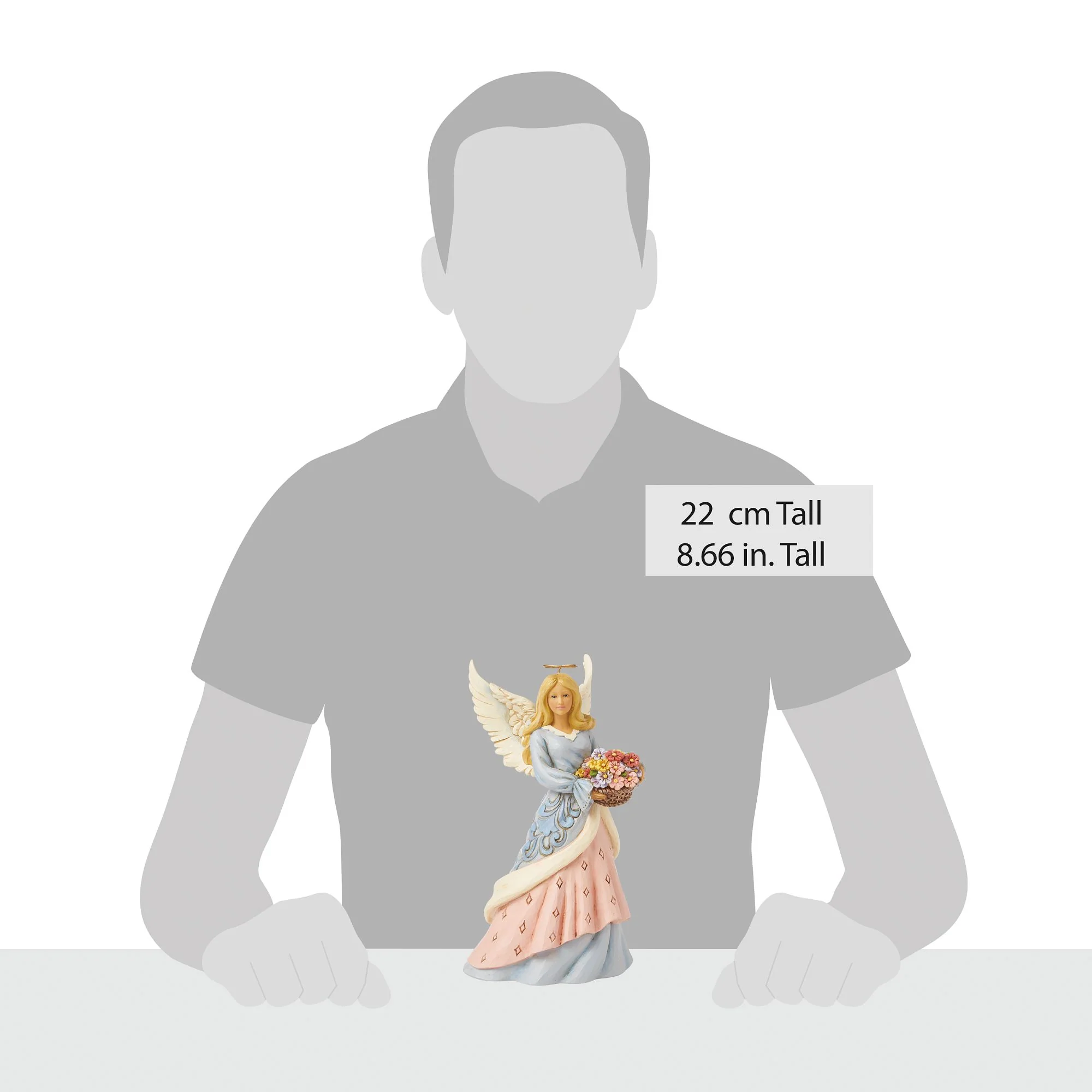 Angel with Flower Basket Fig - Image 6