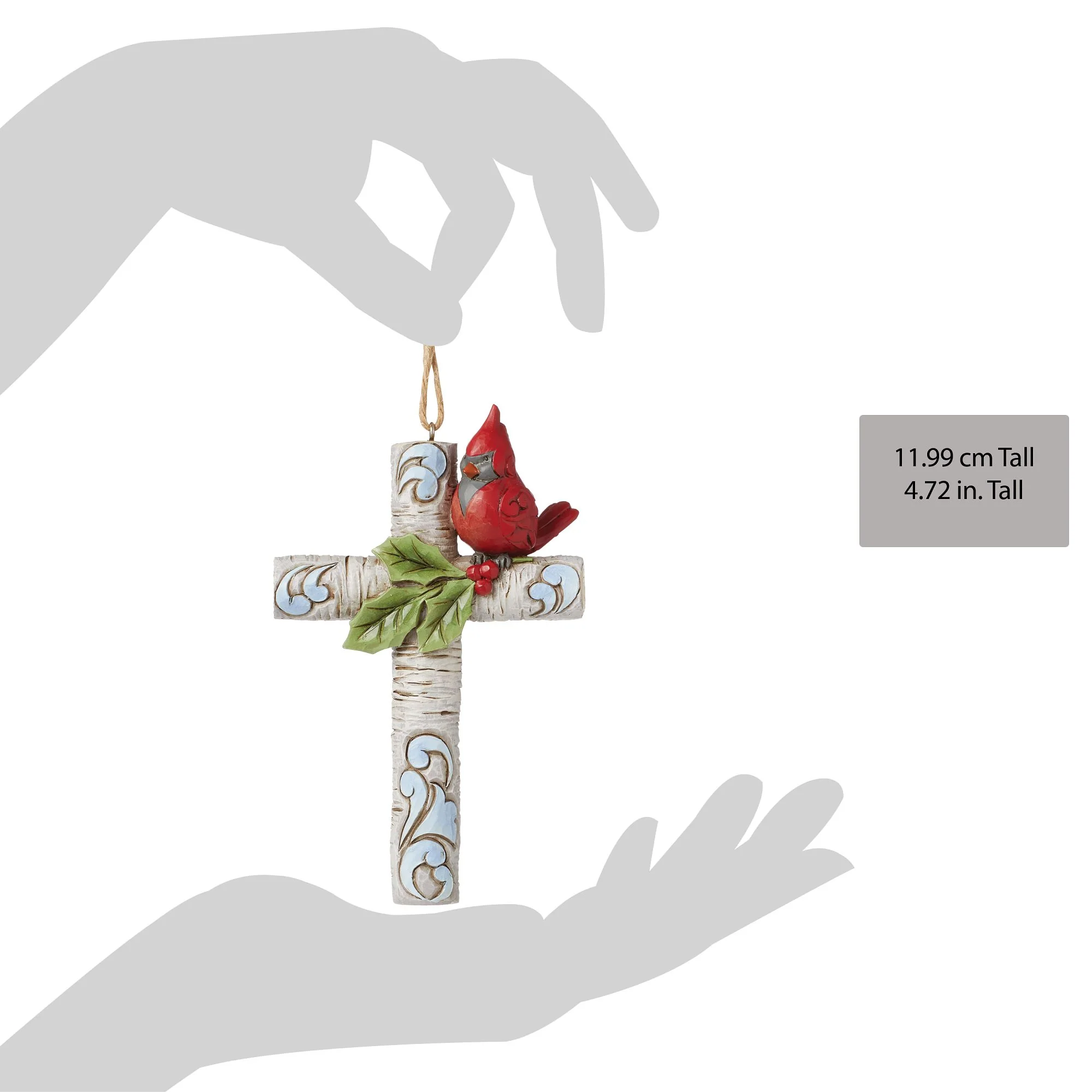 Cardinal with Cross Ornament - Image 4