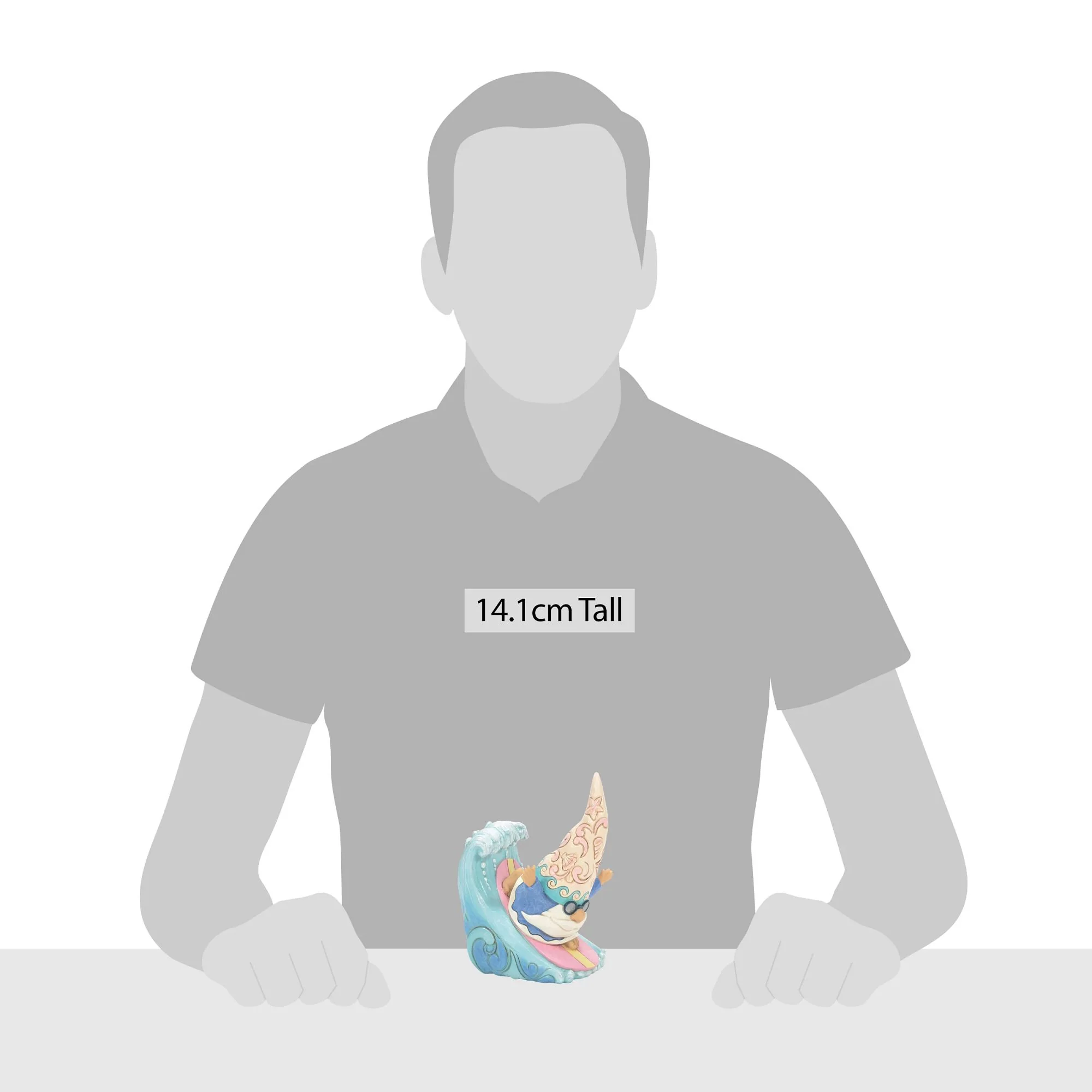 Coastal Gnome Surfing Figurine - Image 4