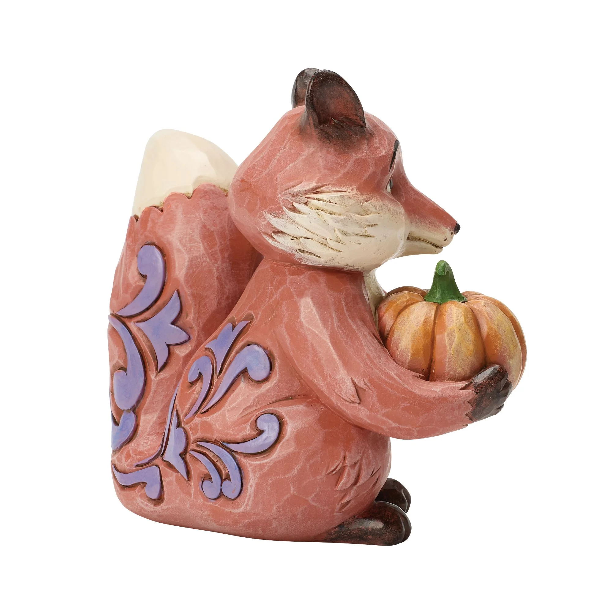 Fox with Pumpkin FIgurine - Image 4