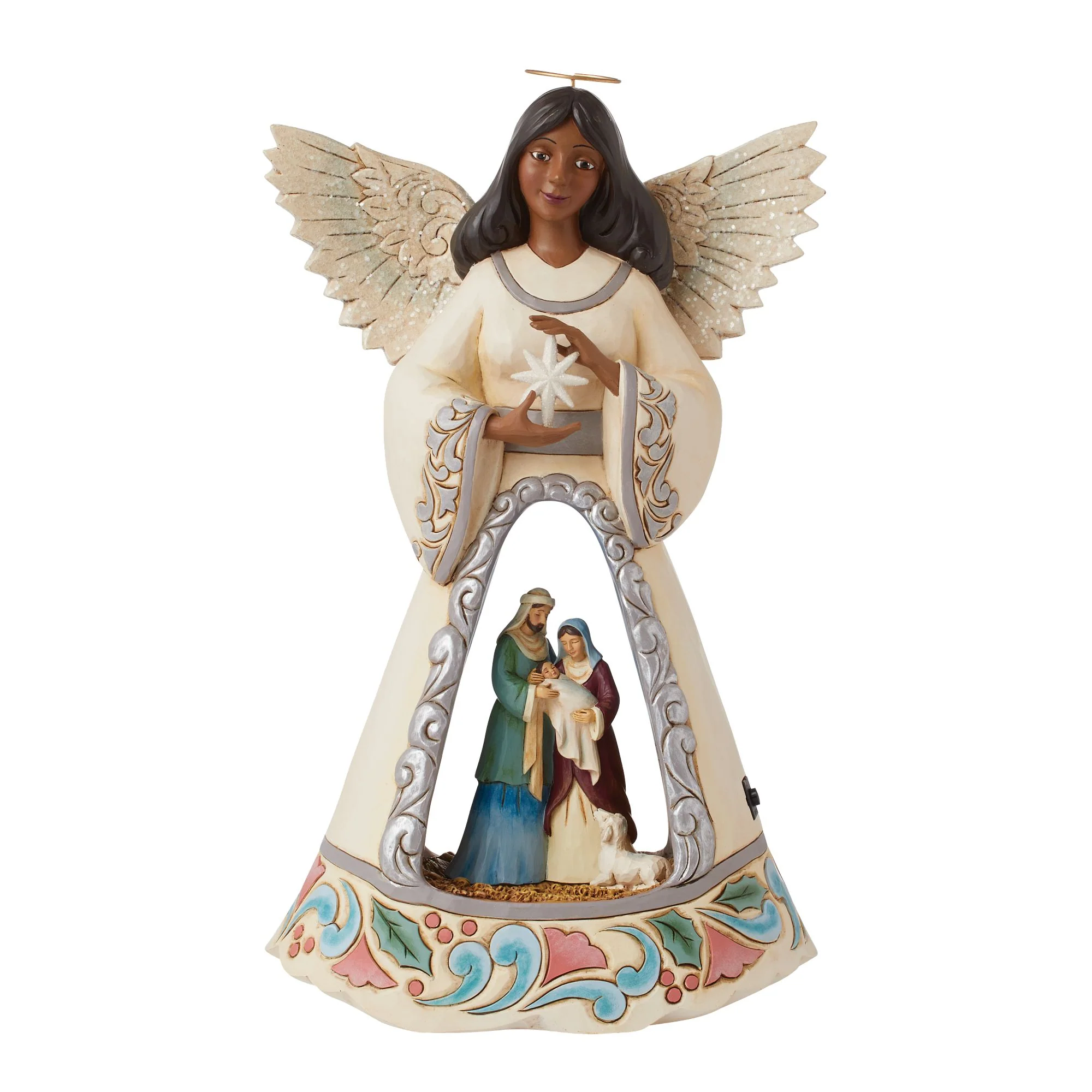 LED Black Nativity Angel - Image 3