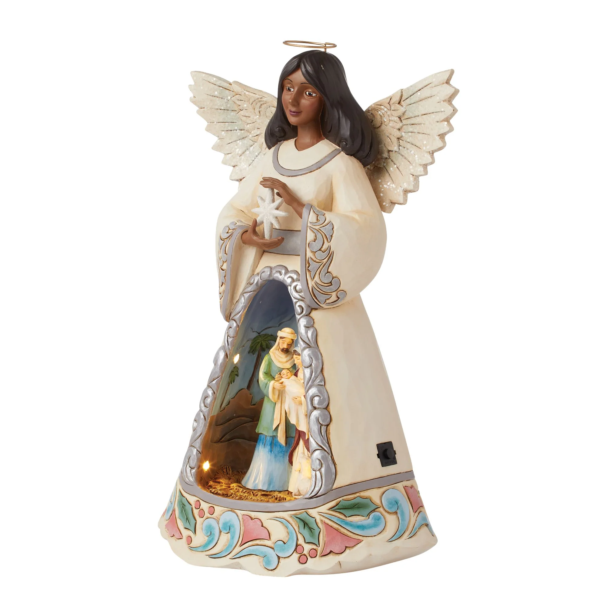 LED Black Nativity Angel - Image 4