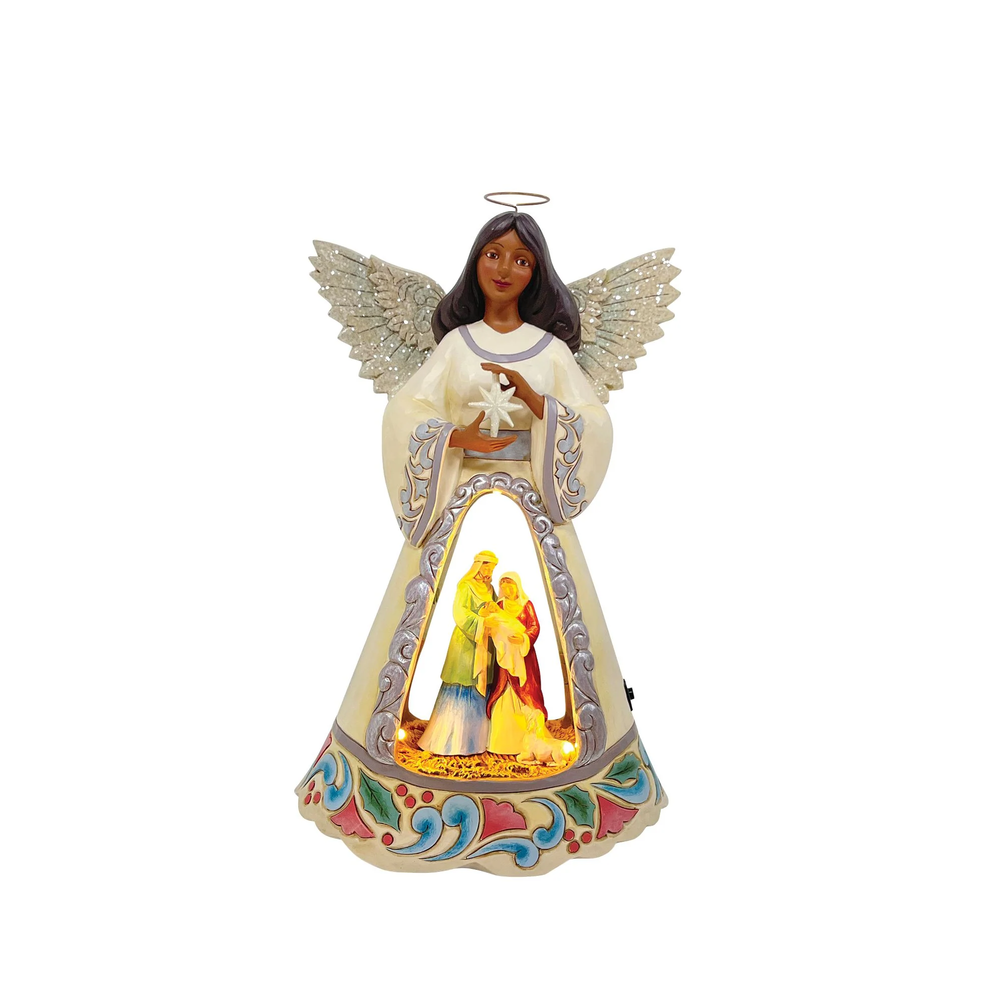 LED Black Nativity Angel - Image 8