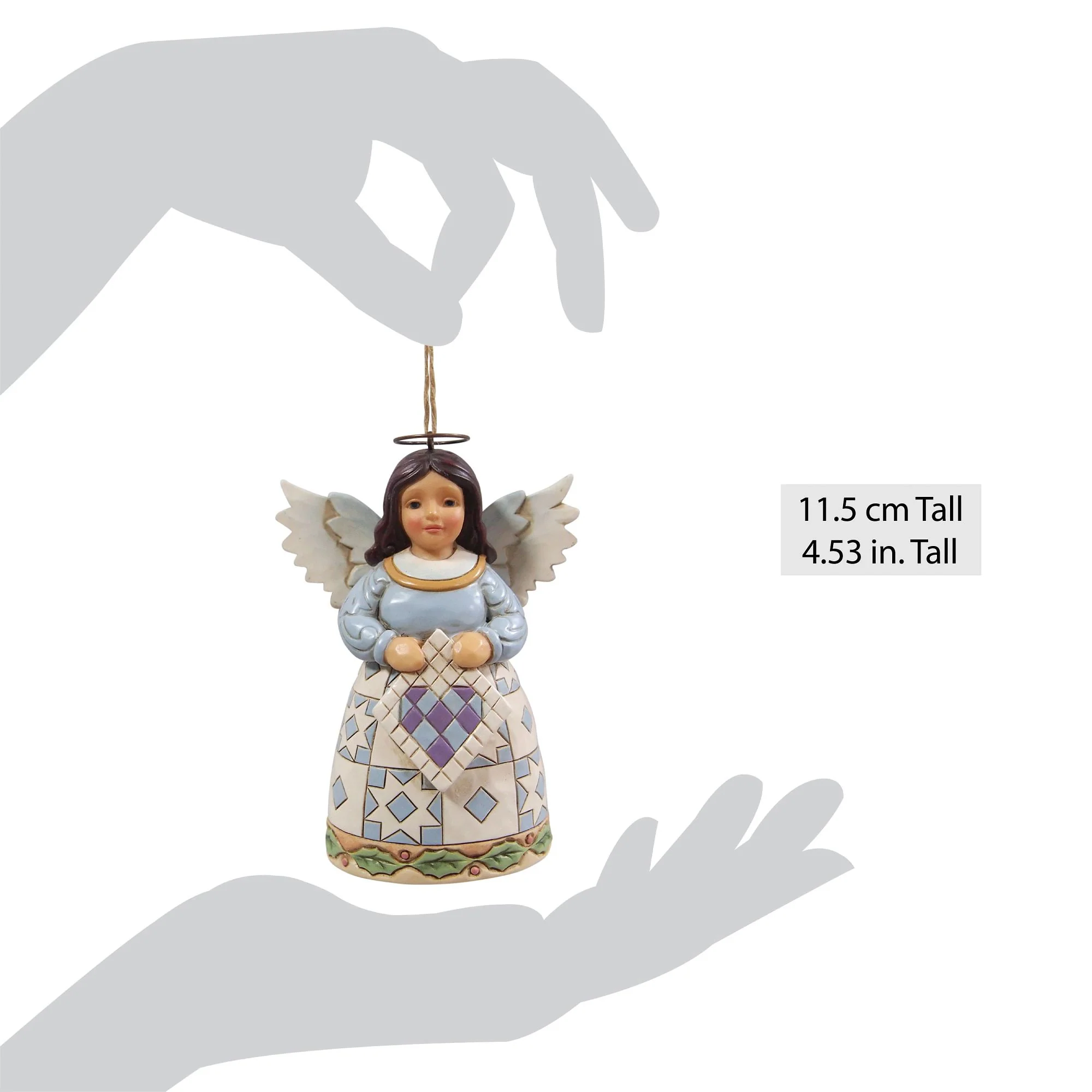 Quilt Angel Ornament - Image 4
