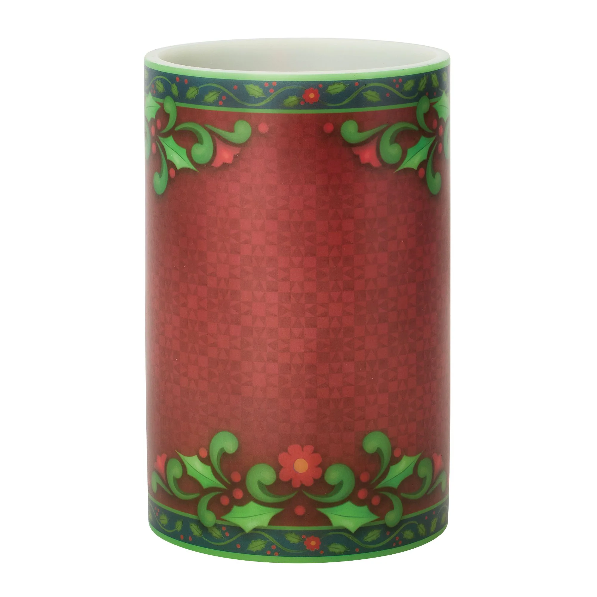 Red & Green Candle Sleeve - Image 4