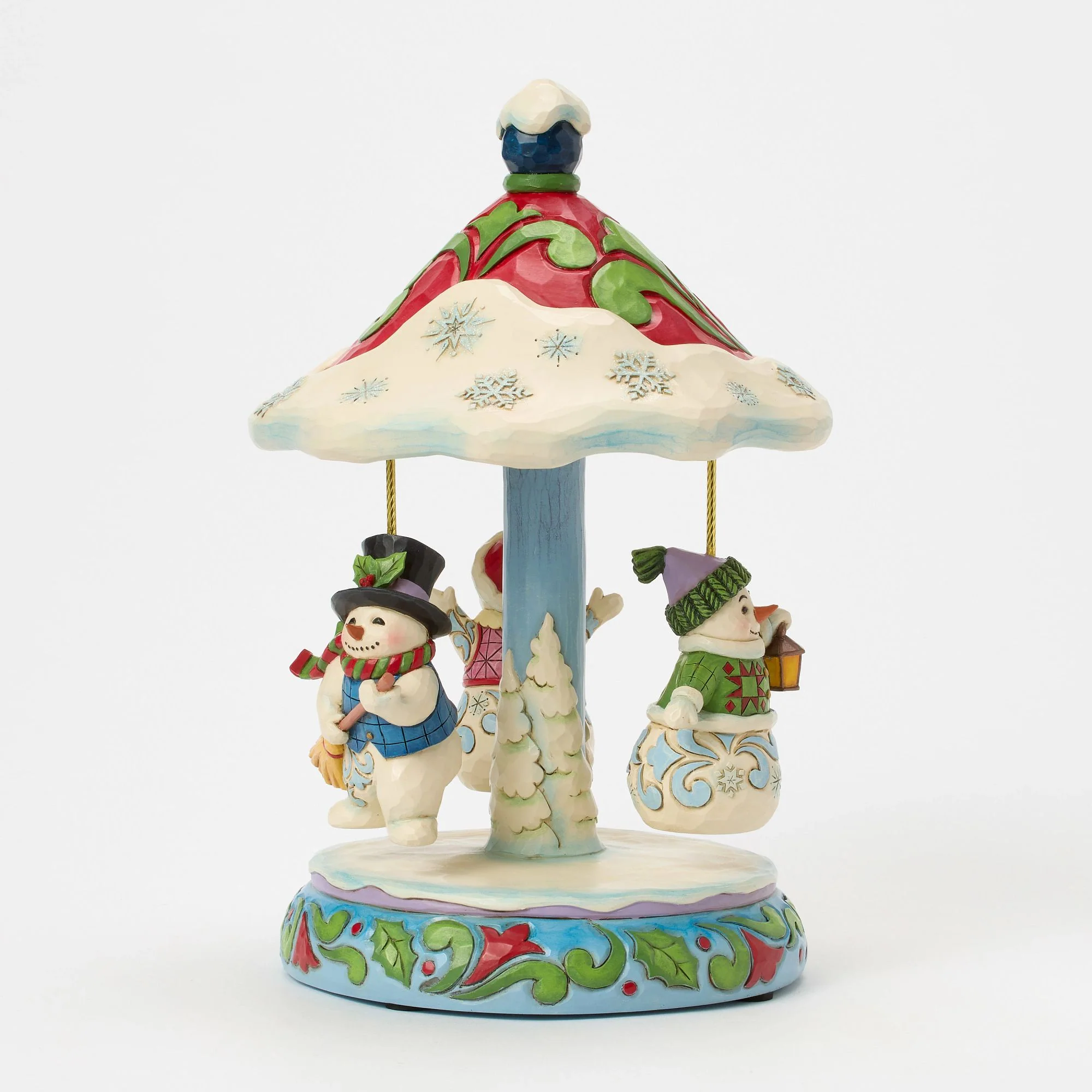 Rotating Snowman Carousel Fig - Image 4
