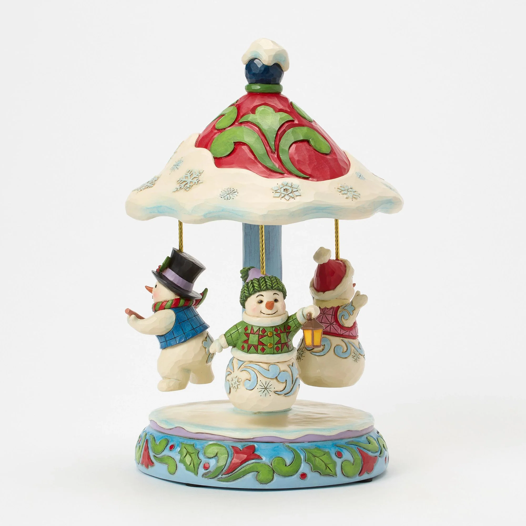 Rotating Snowman Carousel Fig - Image 5