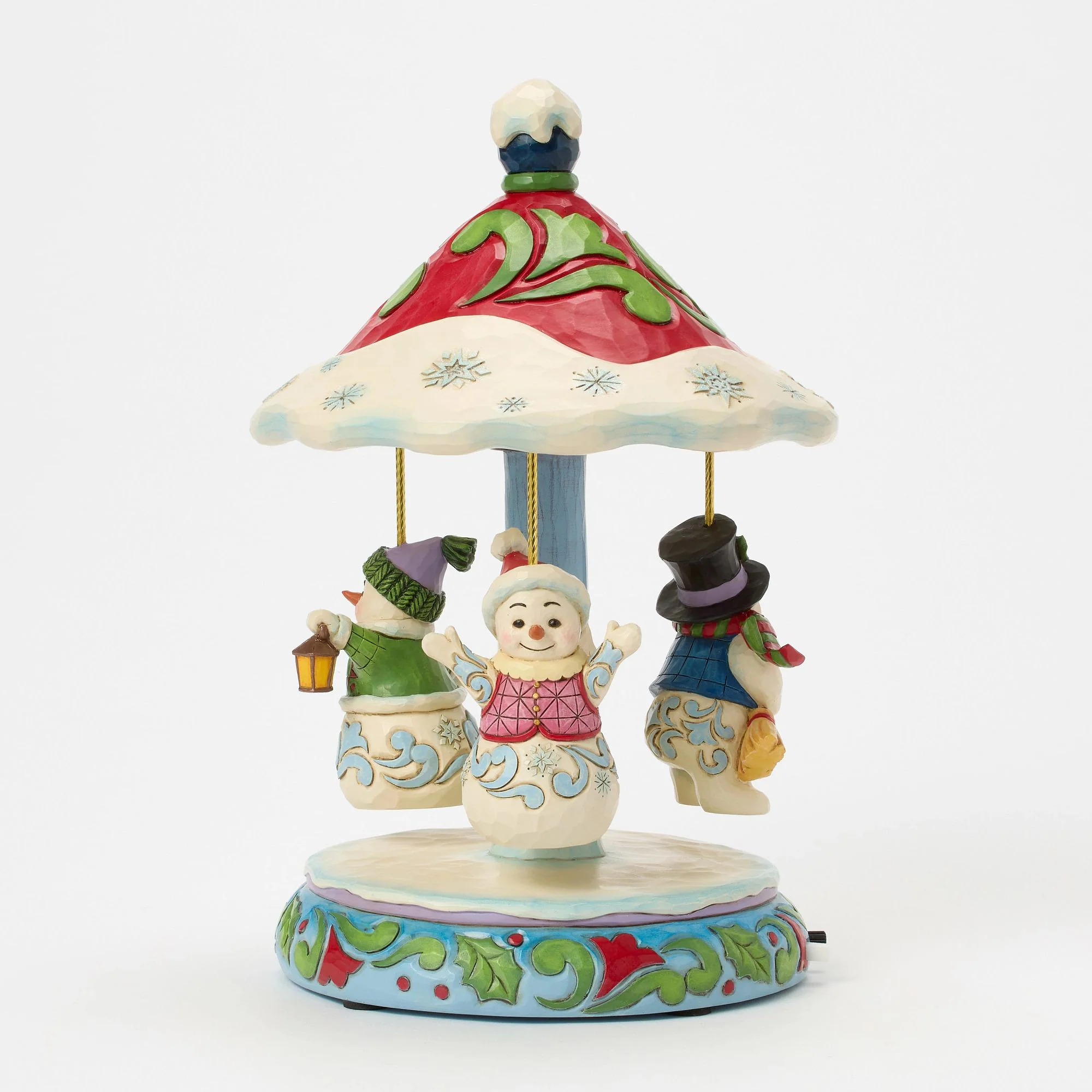 Rotating Snowman Carousel Fig - Image 7