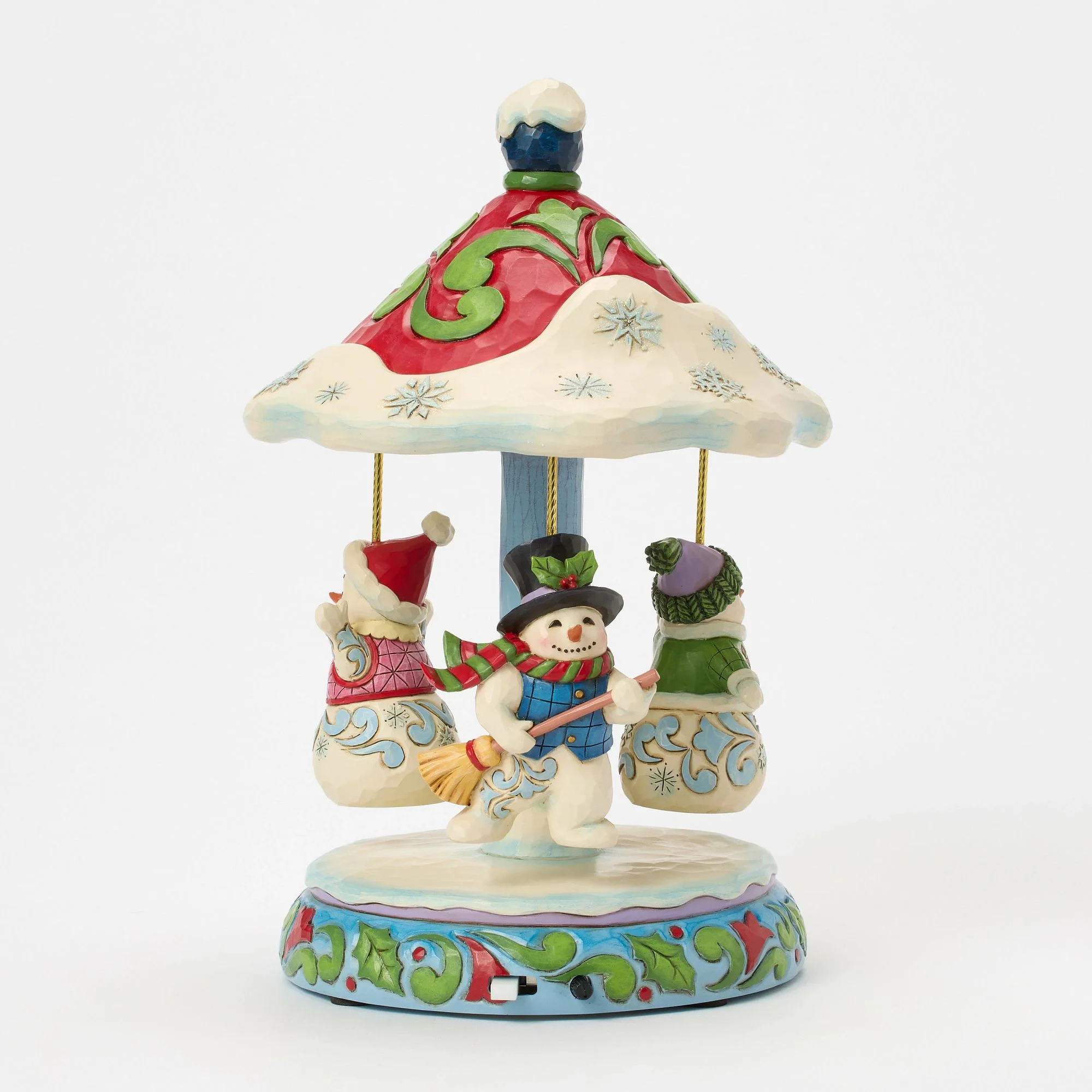 Rotating Snowman Carousel Fig - Image 8