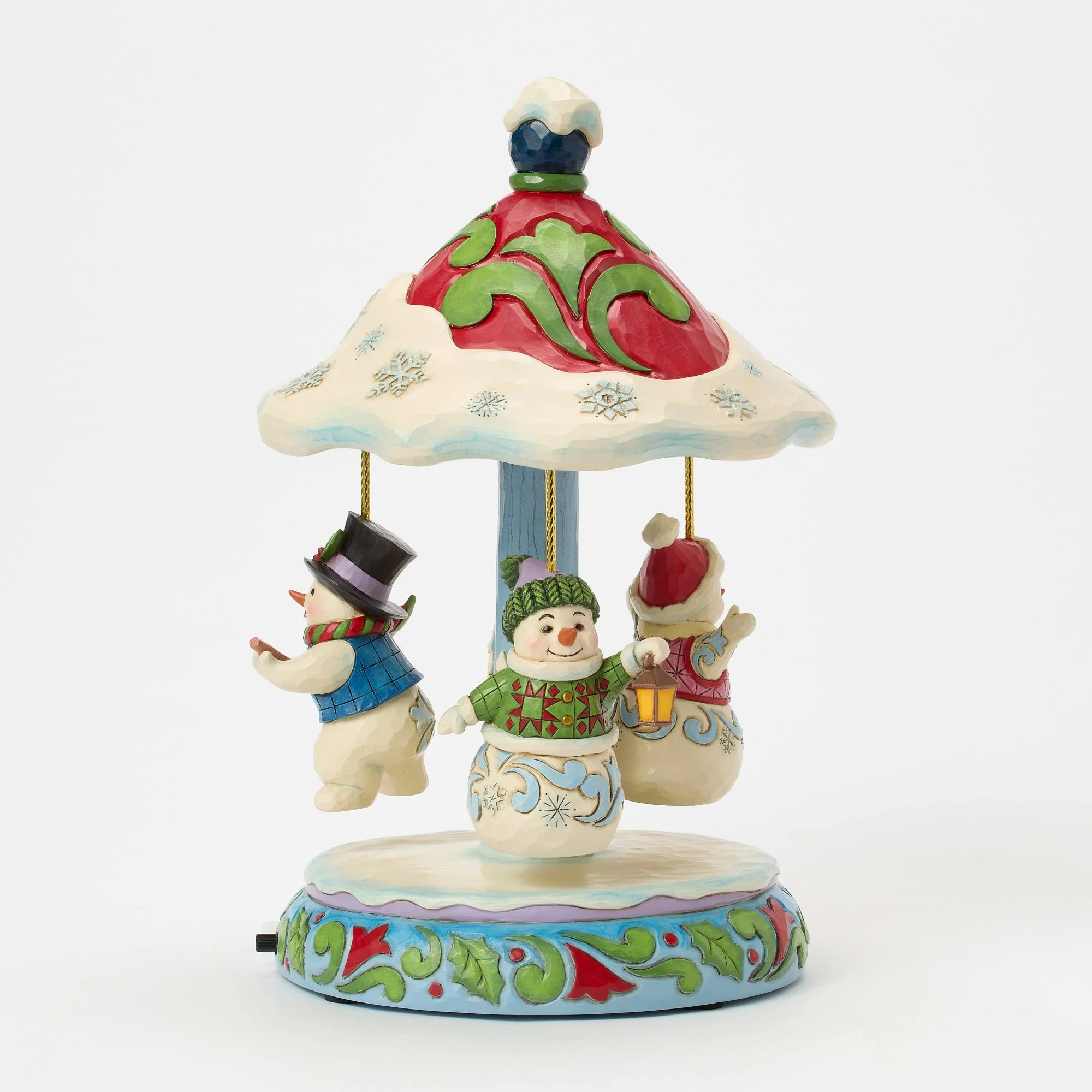 Rotating Snowman Carousel Fig - Image 9