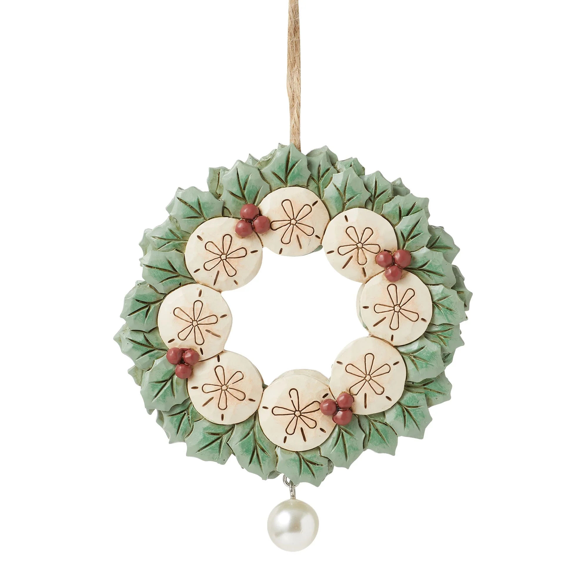 Sand Dollar Wreath Ornament - Image 3