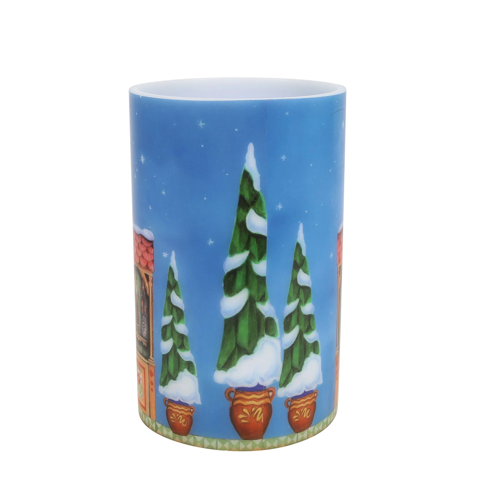 Santa's Toy Shop Candle Sleeve - Image 3
