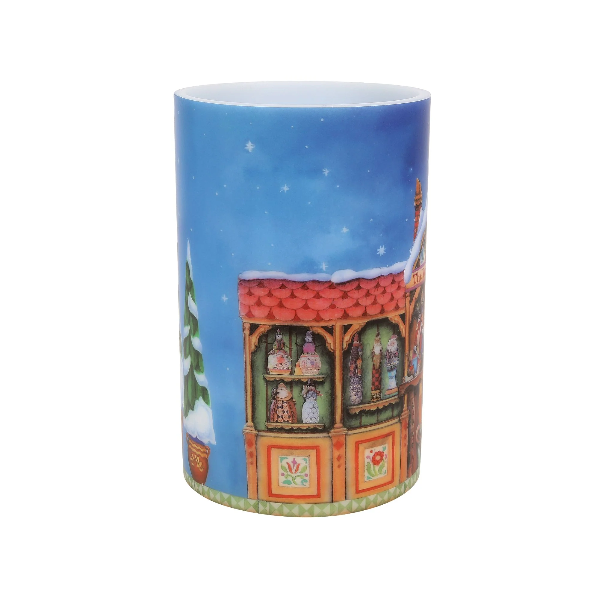 Santa's Toy Shop Candle Sleeve - Image 4